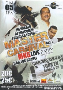 Princess Lover, Jean-Luc Guanel et Jean-Marie Ragald Master carnival Act 1