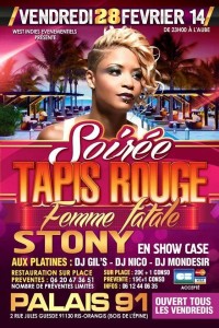 Stony - Soiree Tapis Rouge - Palais91