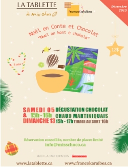 Noël en conte et chocolat à Québec