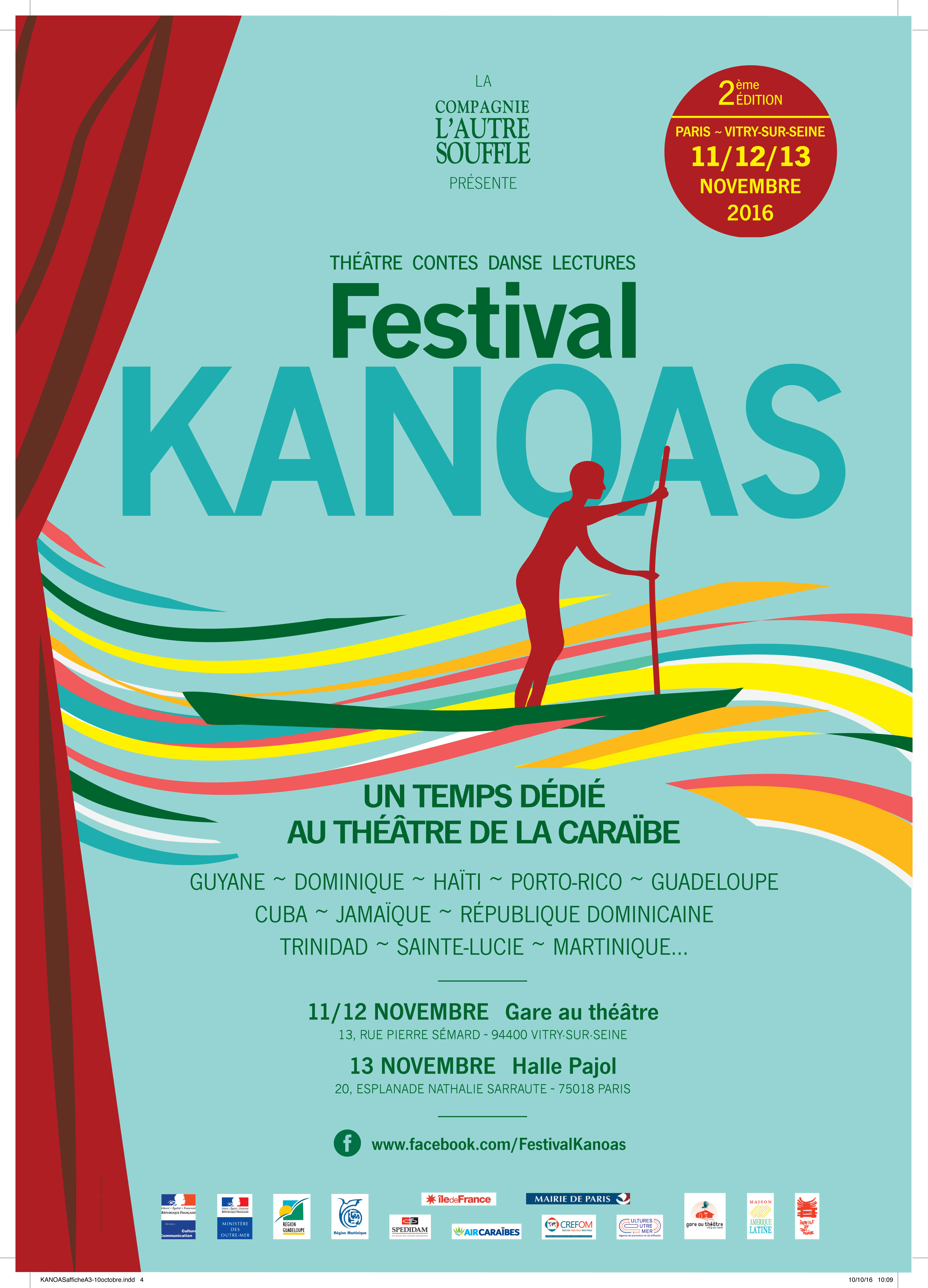 Festival KANOAS – le théâtre de la Caraïbe en Île de France