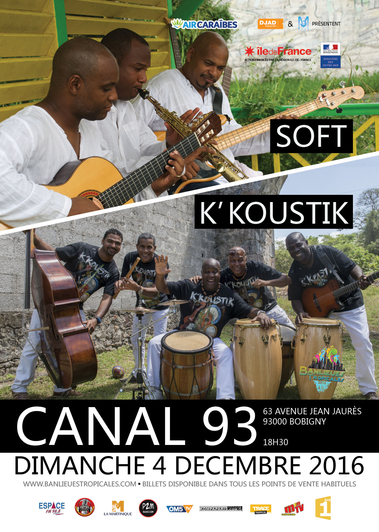 K’Koustik et Soft, au Canal 93