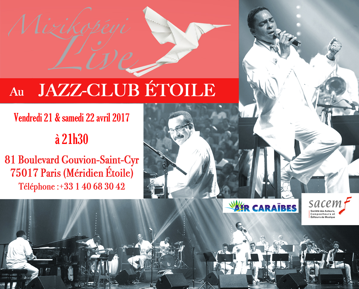 Mizikopéyi – le Jazz créole s’installe au Jazz Club Étoile