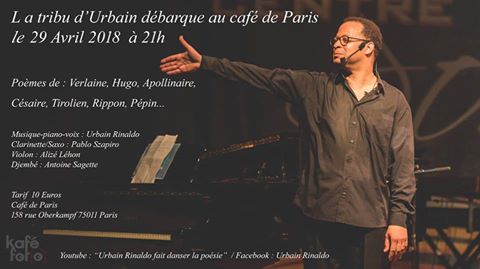 Concert – Urbain Rinaldo au Café de Paris