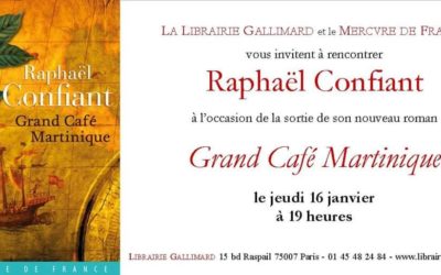Littérature – Raphaël Confiant – Grand Café Martinique